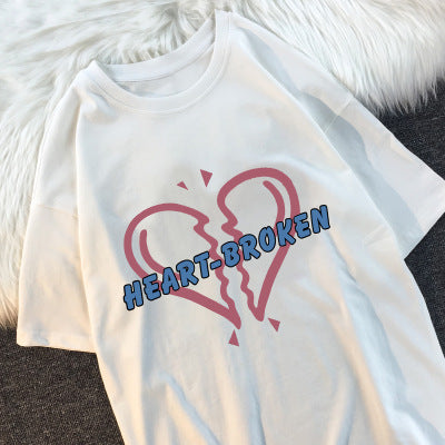 Camiseta de Algodón Puro Blanca Unisex - Corte Holgado Estilo Casual