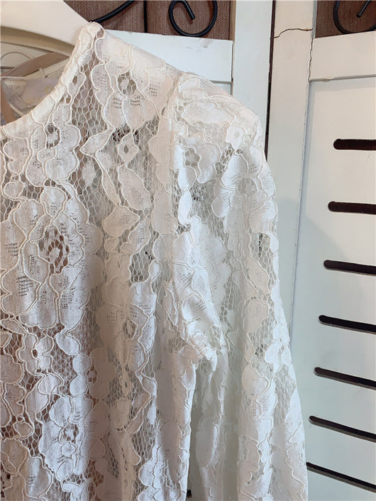 Vestido Camisero Coreano con Cintura Ajustable y Encaje - Colección Verano Mujer - Image 9
