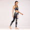 Conjunto Deportivo Estampado para Yoga y Fitness - Traje de Entrenamiento Moderno para Mujer
