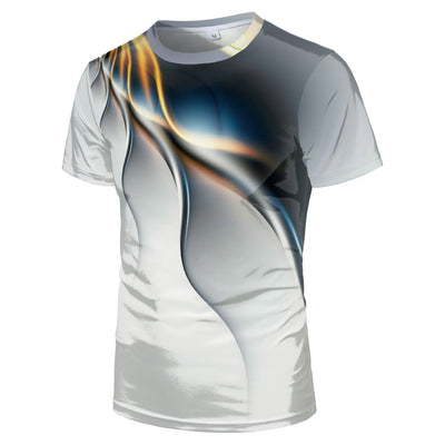 Playera Suelta Impresa en 3D sin Cuello - Diseño Tendencia - Image 12