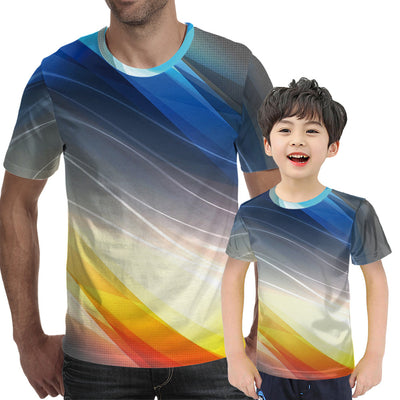 Playera Suelta Impresa en 3D sin Cuello - Diseño Tendencia - Image 11