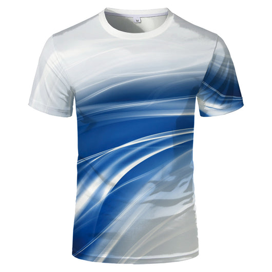 Playera Suelta Impresa en 3D sin Cuello - Diseño Tendencia