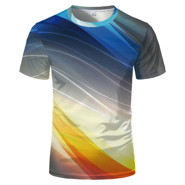 Playera Suelta Impresa en 3D sin Cuello - Diseño Tendencia - Image 5