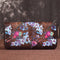 Cartera Larga de Cuero para Mujer con Bolsillo para Celular Estilo Retro