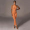 Jumpsuit Halter Ajustado sin Mangas - Algodón Puro Colores Sólidos