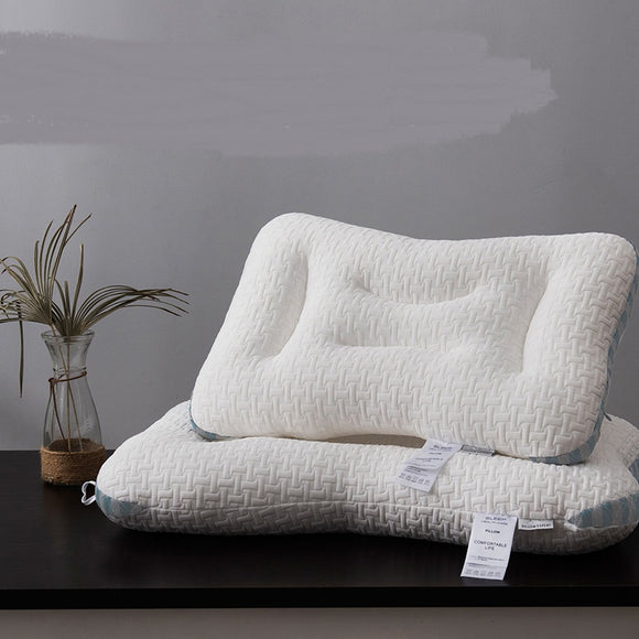 Almohada Cervical Ergonómica con Funda Protectora - Soporte Firme sin Deformación