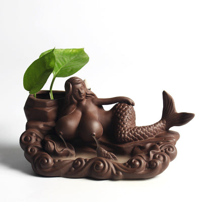 Quemador de Incienso Sirena con Cascada Backflow - Image 2