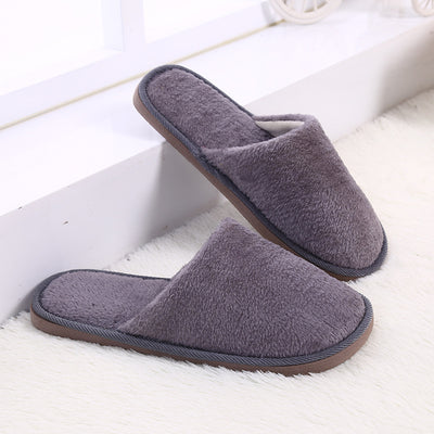 Pantuflas de Pareja Algodón Puro con Suela Gruesa y Acolchada - Image 2