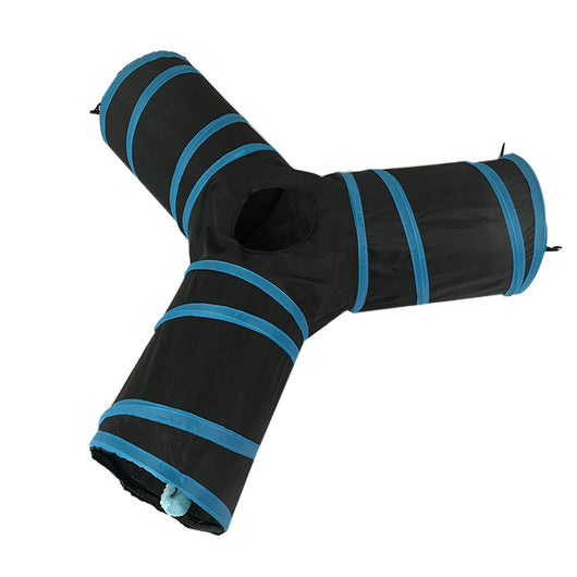 Túnel Plegable Y para Gatos con Agujeros de Juego - Image 9