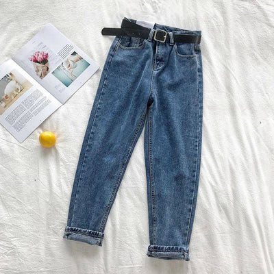 Jeans Cintura Alta para Estudiantes Mujer - Image 10
