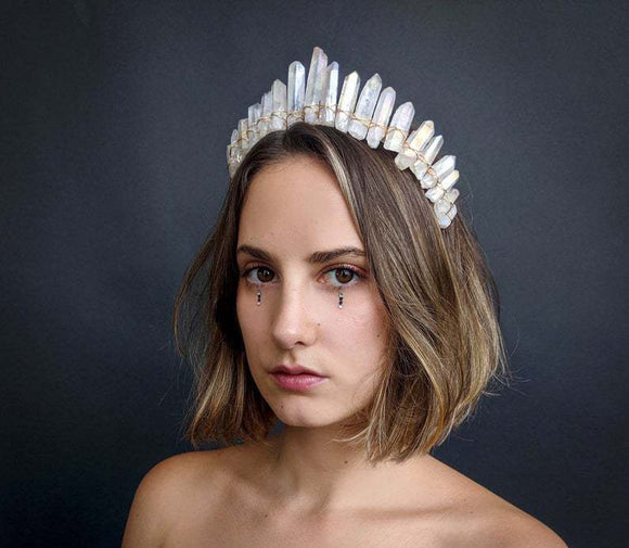 Diadema Nupcial Corona Elegante para Novia