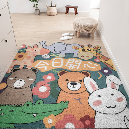 Tapete de Entrada Decorativo Recortable con Diseño Infantil