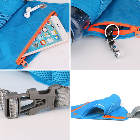 Riñonera Deportiva Impermeable con Soporte para Botella de Agua - Image 8