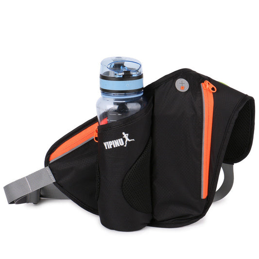 Riñonera Deportiva Impermeable con Soporte para Botella de Agua