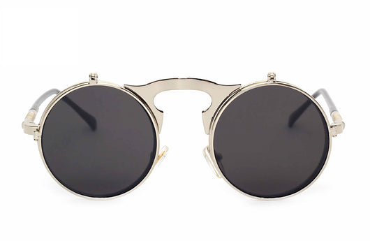 Gafas de Sol Steampunk Abatibles Estilo Retro - Image 3