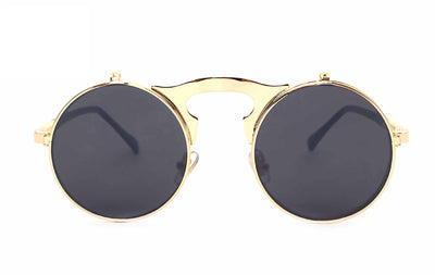 Gafas de Sol Steampunk Abatibles Estilo Retro - Image 4