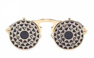 Gafas de Sol Steampunk Abatibles Estilo Retro - Image 7