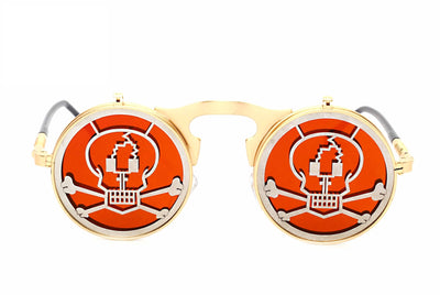 Gafas de Sol Steampunk Abatibles Estilo Retro - Image 11