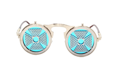 Gafas de Sol Steampunk Abatibles Estilo Retro - Image 14