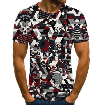 Playera Unisex Camuflaje 3D con Impresión Digital