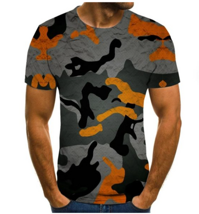 Playera Unisex Camuflaje 3D con Impresión Digital - Image 4