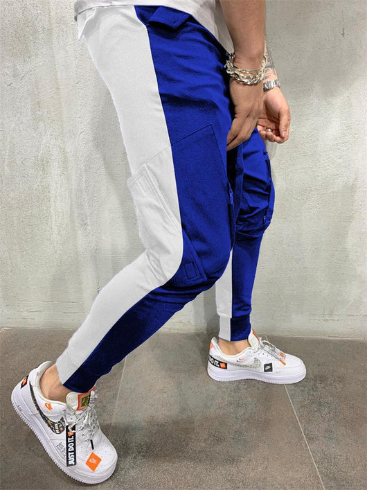 Pantalones Deportivos Casuales de Bloque de Color con Diseño Personalizado - Image 8