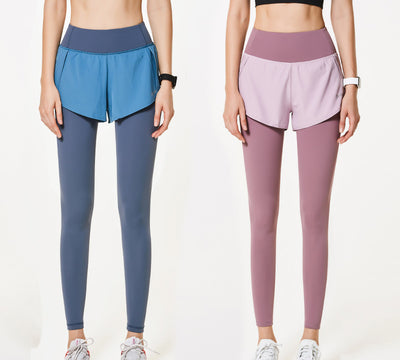 Pantalones Yoga Dos Piezas Talle Grande Cintura Alta Mujer Secado Rápido - Image 11