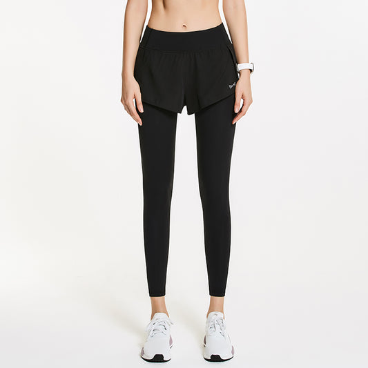 Pantalones Yoga Dos Piezas Talle Grande Cintura Alta Mujer Secado Rápido