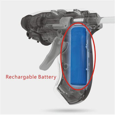 Pistola de Silicona Recargable Inalámbrica con Carga USB - Image 2