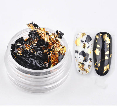 Láminas Decorativas para Uñas Oro y Plata - Papel Foil Fotocurable - Image 10