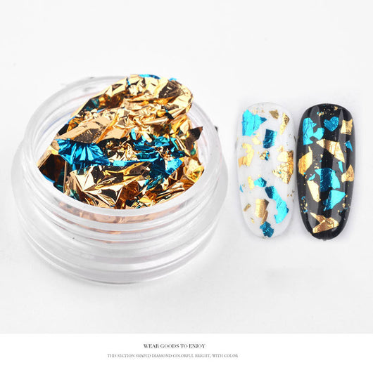 Láminas Decorativas para Uñas Oro y Plata - Papel Foil Fotocurable - Image 4