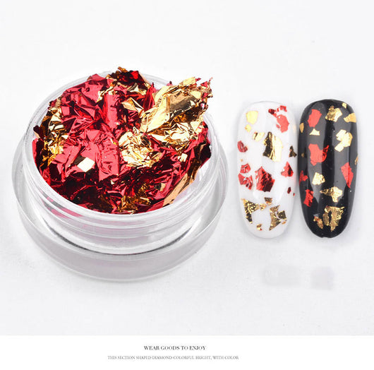 Láminas Decorativas para Uñas Oro y Plata - Papel Foil Fotocurable - Image 5