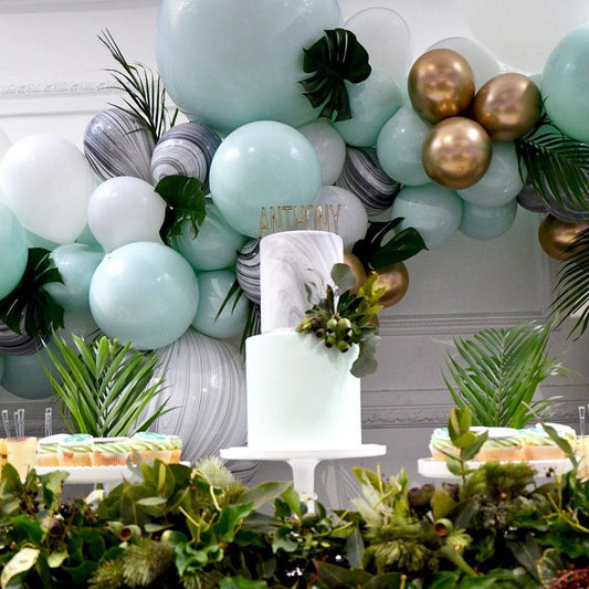 Kit Arco de Globos Doble Capa 373 Piezas Verde Oscuro Macaron - Decoraciones para Bodas y Fiestas - Image 2