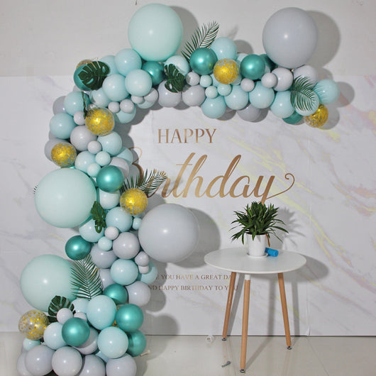 Kit Arco de Globos Doble Capa 373 Piezas Verde Oscuro Macaron - Decoraciones para Bodas y Fiestas - Image 3