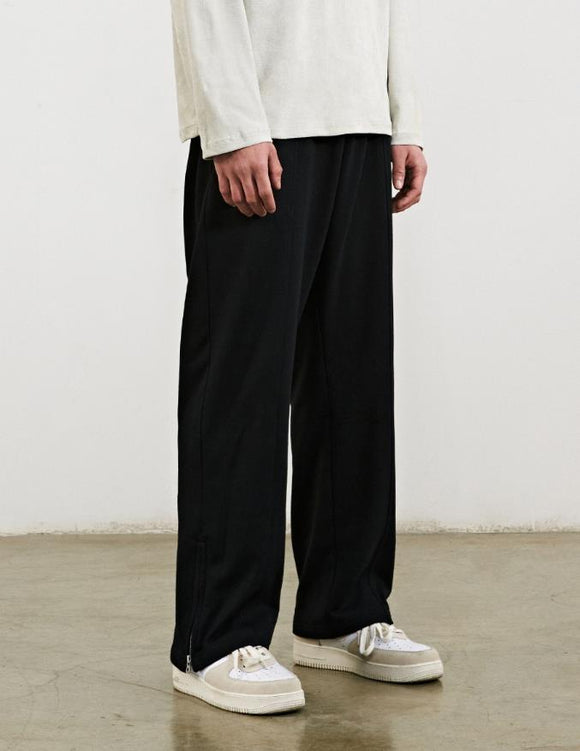 Pantalón Deportivo Hombre Cintura Ajustable Corte Recto Casual Moderno