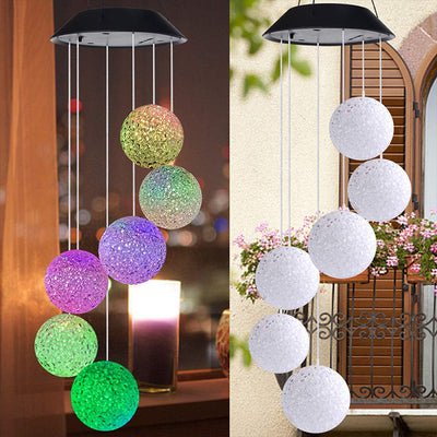 Lámpara Solar Colgante con Cambio de Colores y Efecto Luminoso - Image 7