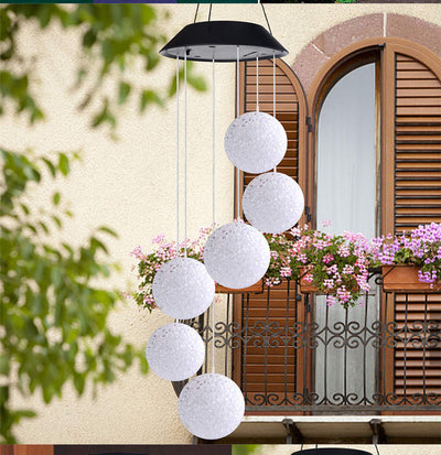 Lámpara Solar Colgante con Cambio de Colores y Efecto Luminoso - Image 2