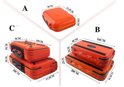 Caja Organizadora de Anzuelos Impermeable de Doble Compartimento Grande - Image 12