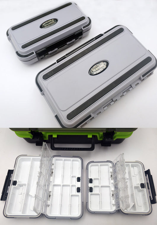 Caja Organizadora de Anzuelos Impermeable de Doble Compartimento Grande - Image 21