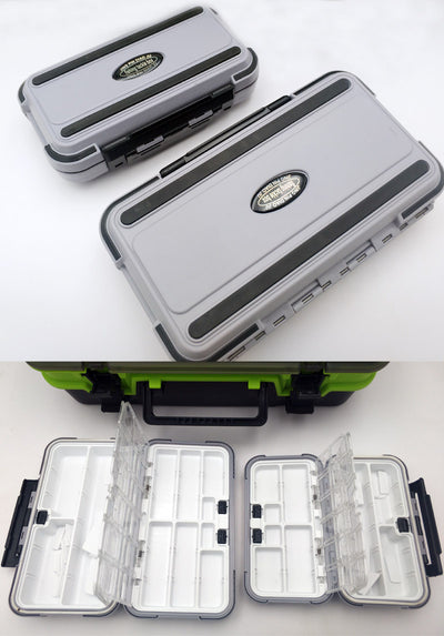 Caja Organizadora de Anzuelos Impermeable de Doble Compartimento Grande - Image 11