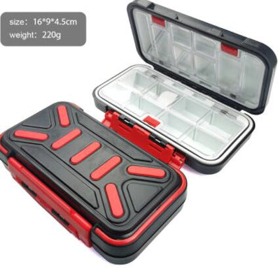 Caja Organizadora de Anzuelos Impermeable de Doble Compartimento Grande - Image 10