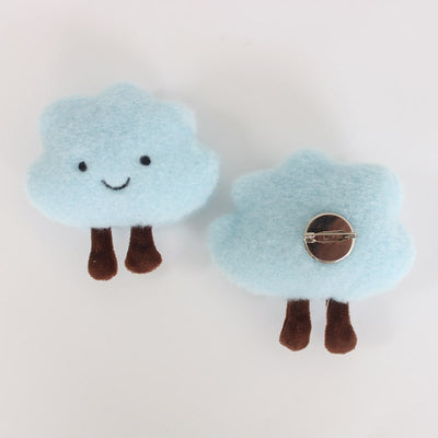 Broche Nube Esponjosa Adorable - Diseño Creativo Japonés Blanco - Image 20