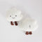 Broche Nube Esponjosa Adorable - Diseño Creativo Japonés Blanco