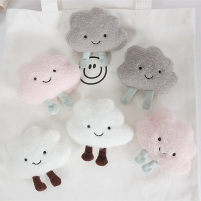 Broche Nube Esponjosa Adorable - Diseño Creativo Japonés Blanco - Image 4