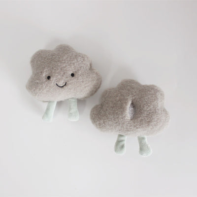 Broche Nube Esponjosa Adorable - Diseño Creativo Japonés Blanco - Image 5