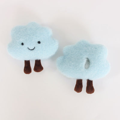 Broche Nube Esponjosa Adorable - Diseño Creativo Japonés Blanco - Image 8