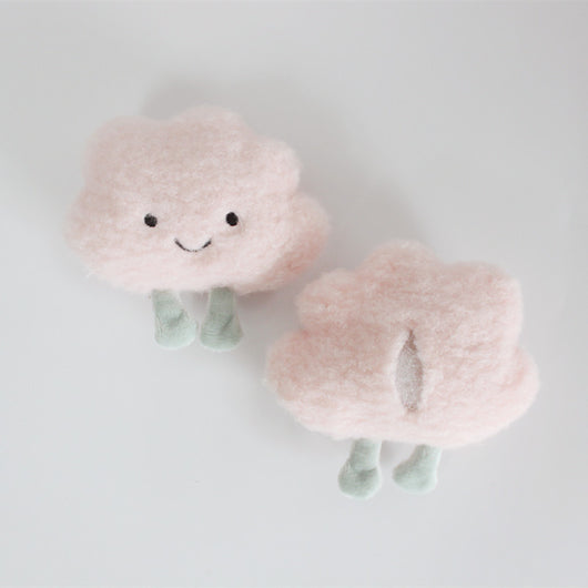 Broche Nube Esponjosa Adorable - Diseño Creativo Japonés Blanco - Image 11