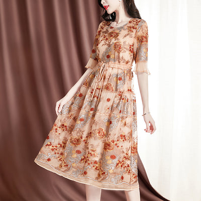 Vestido de Verano Corduroy Estampado - Elegancia y Comodidad para Mujer Madura - Image 2