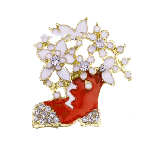 Broche Navideño de Aleación con Guirnalda de Hojas - Image 31