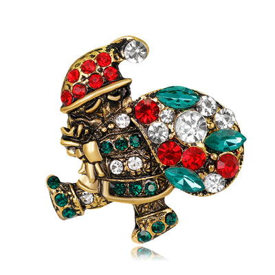 Broche Navideño de Aleación con Guirnalda de Hojas - Image 19
